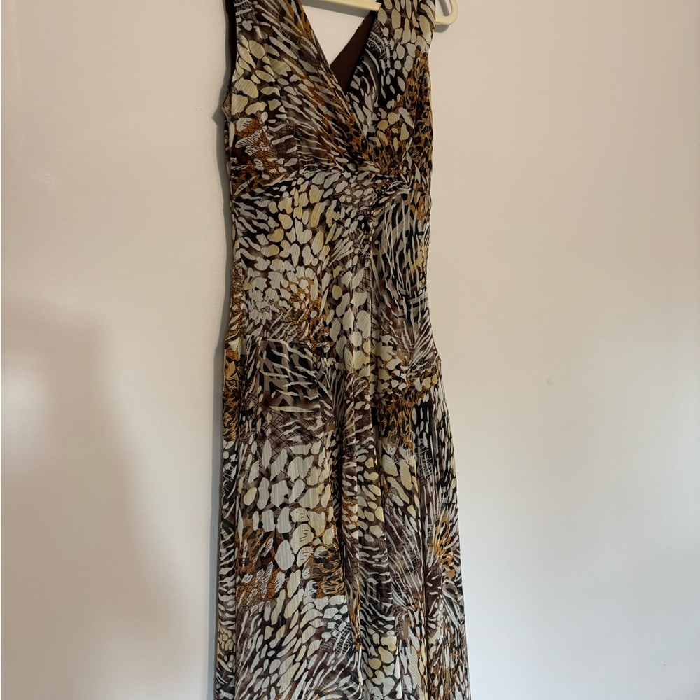 Belks - Elegant Multicolor Patterned Dress